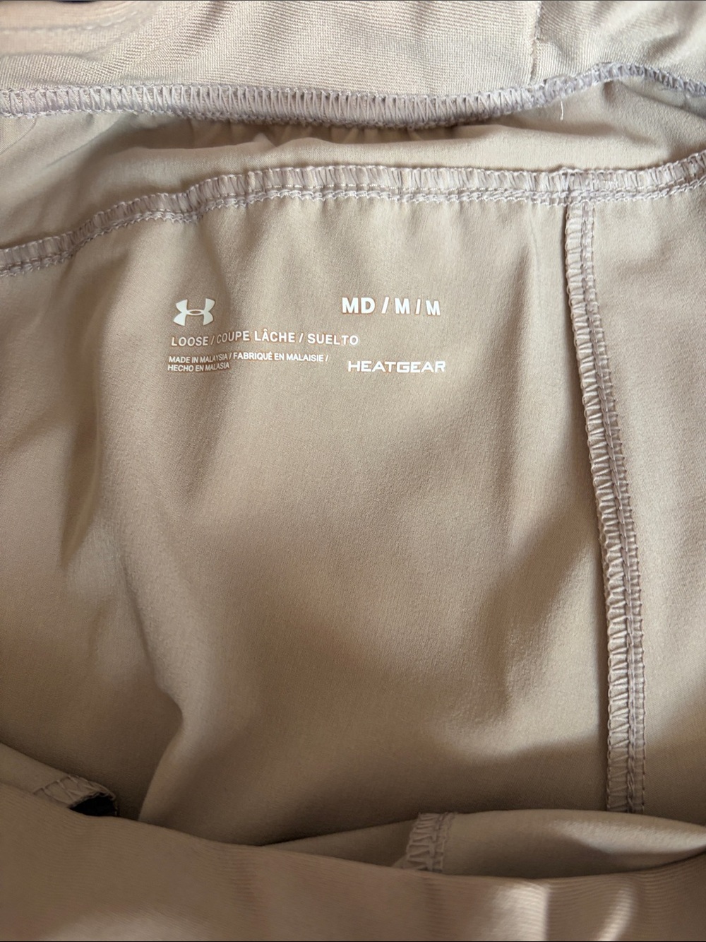 Under Armour Navy & Beige Athletic Joggers Pair - Picture 2 of 4